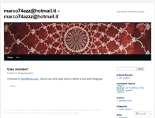 Tablet Screenshot of marco74azz.wordpress.com