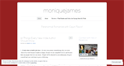Desktop Screenshot of moniquejames.wordpress.com