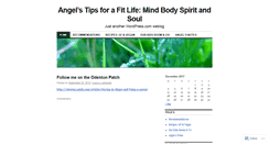 Desktop Screenshot of angelstips.wordpress.com