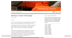 Desktop Screenshot of orangecouch.wordpress.com