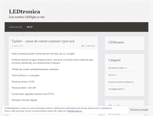 Tablet Screenshot of ledtronica.wordpress.com