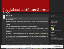 Tablet Screenshot of itsallaboutpastfuturepresent.wordpress.com