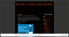 Desktop Screenshot of mickeycd.wordpress.com