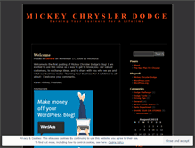 Tablet Screenshot of mickeycd.wordpress.com