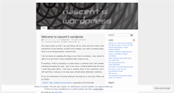 Desktop Screenshot of nascents.wordpress.com