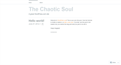 Desktop Screenshot of chaoticashmita.wordpress.com