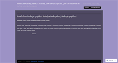 Desktop Screenshot of anadolumferforje.wordpress.com