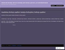 Tablet Screenshot of anadolumferforje.wordpress.com