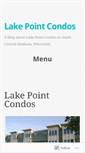 Mobile Screenshot of lakepointcondos.wordpress.com