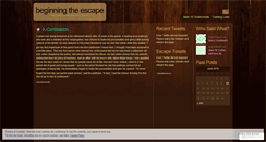 Desktop Screenshot of exodustoescape.wordpress.com