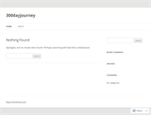 Tablet Screenshot of 300dayjourney.wordpress.com