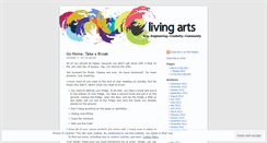 Desktop Screenshot of livingartsatum.wordpress.com