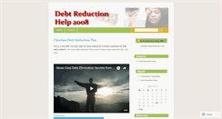 Desktop Screenshot of debtreductionhelp2008.wordpress.com