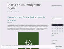 Tablet Screenshot of diariodeuninmigrantedigital.wordpress.com