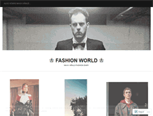 Tablet Screenshot of fashionwordl.wordpress.com