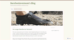 Desktop Screenshot of barefootinvermont.wordpress.com