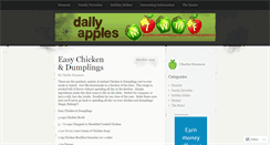 Desktop Screenshot of dailyapples.wordpress.com