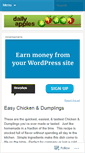 Mobile Screenshot of dailyapples.wordpress.com