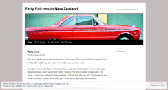 Desktop Screenshot of earlyfalconz.wordpress.com