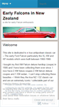 Mobile Screenshot of earlyfalconz.wordpress.com