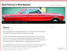 Tablet Screenshot of earlyfalconz.wordpress.com