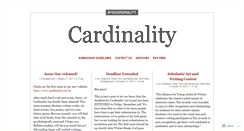 Desktop Screenshot of bhscardinality.wordpress.com