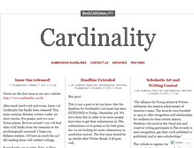 Tablet Screenshot of bhscardinality.wordpress.com