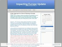 Tablet Screenshot of impacteurope.wordpress.com