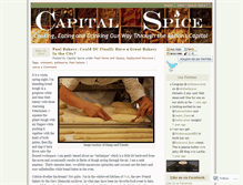 Tablet Screenshot of capitalspice.wordpress.com