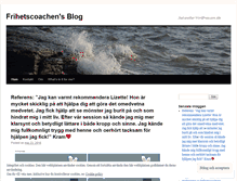 Tablet Screenshot of frihetscoachen.wordpress.com
