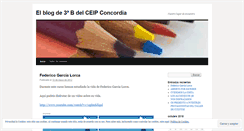 Desktop Screenshot of blogceipconcordia3b.wordpress.com