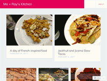 Tablet Screenshot of morayskitchen.wordpress.com