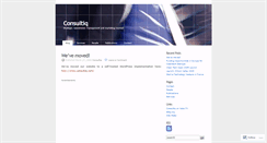Desktop Screenshot of consultiq.wordpress.com
