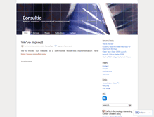 Tablet Screenshot of consultiq.wordpress.com