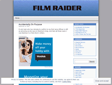 Tablet Screenshot of filmraider.wordpress.com