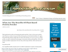 Tablet Screenshot of homebuildingquestions.wordpress.com