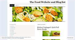 Desktop Screenshot of foodwebsnblogs.wordpress.com