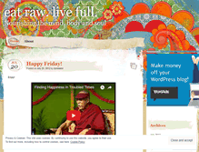 Tablet Screenshot of eatrawlivefull.wordpress.com