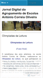 Mobile Screenshot of jornalantoniocorreiaoliveira.wordpress.com