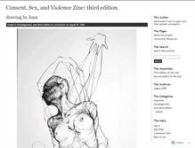 Tablet Screenshot of consentzine.wordpress.com