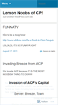 Mobile Screenshot of lemonnoobsofcp.wordpress.com