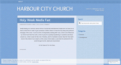 Desktop Screenshot of harbourcitychurch.wordpress.com