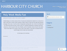 Tablet Screenshot of harbourcitychurch.wordpress.com