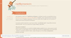 Desktop Screenshot of earthyessences.wordpress.com