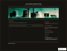 Tablet Screenshot of 330studentministries.wordpress.com
