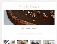 Tablet Screenshot of foodieplus4.wordpress.com