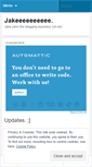 Mobile Screenshot of jakefh.wordpress.com