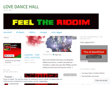 Tablet Screenshot of lovedancehall.wordpress.com