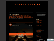 Tablet Screenshot of calabartheatre.wordpress.com