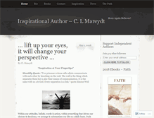 Tablet Screenshot of clmareydtauthor.wordpress.com